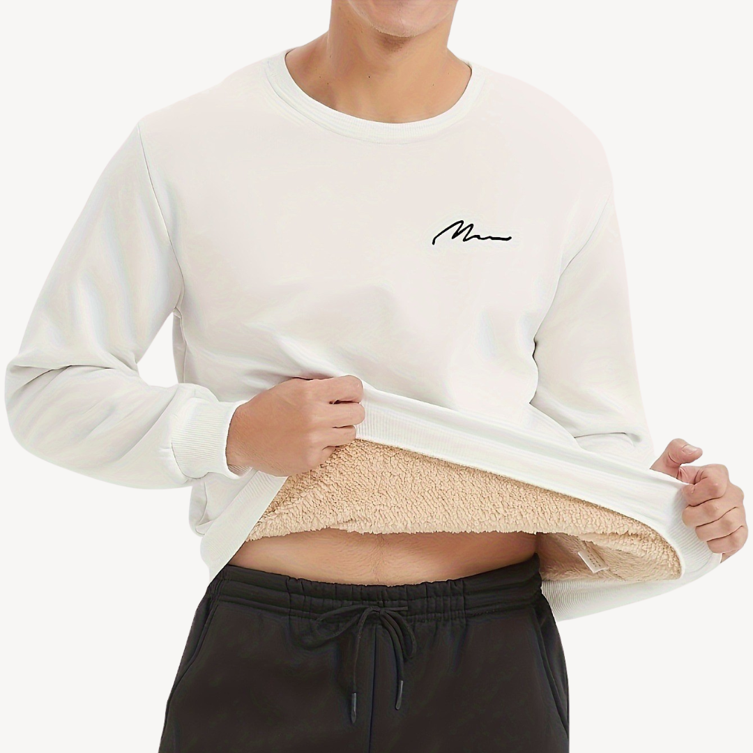 BerlinGlamour | Herensweater met fleecevoering 4