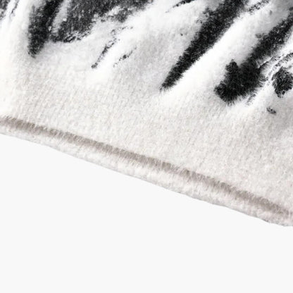 BerlinGlamour | Herentrui met abstract patroon 3