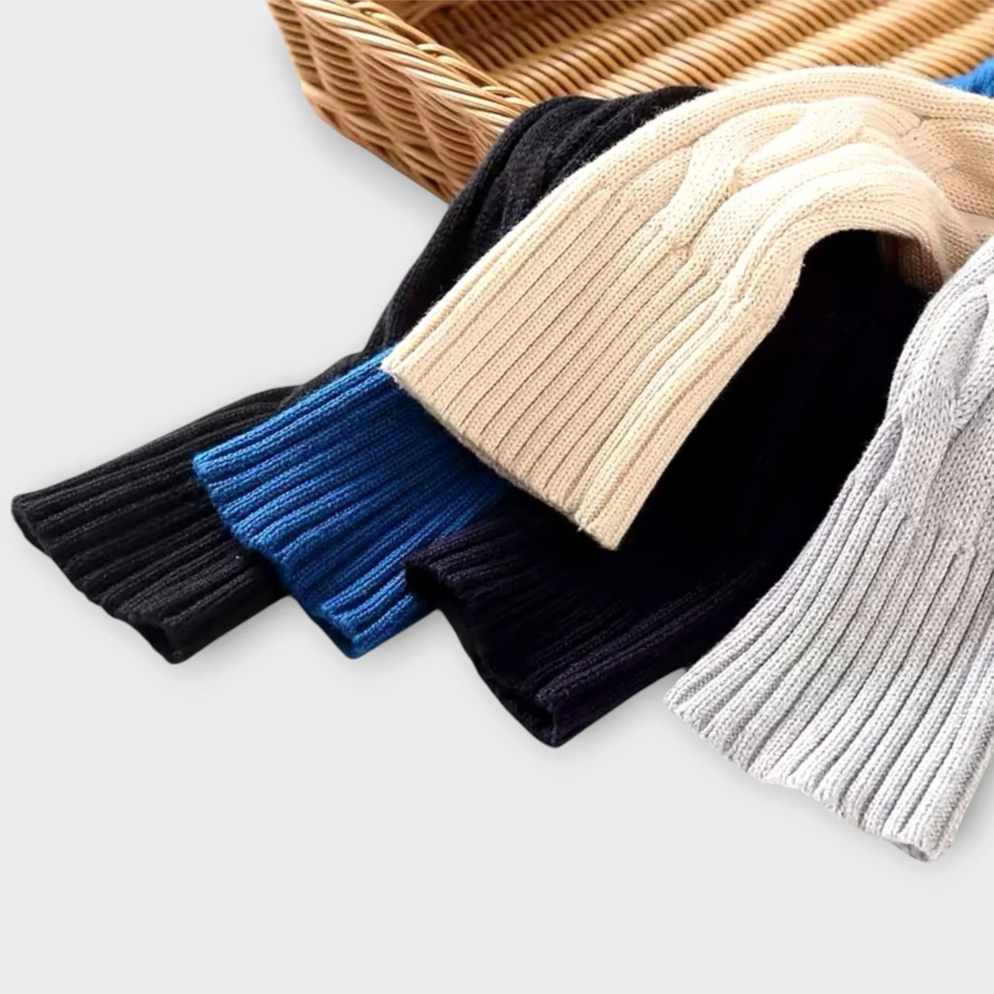 BerlinGlamour | Herentrui met gestructureerde halve rits 7