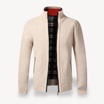 BerlinGlamour | Herenvest met rits en fleecevoering 3