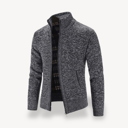 BerlinGlamour | Herenvest met rits en fleecevoering 8