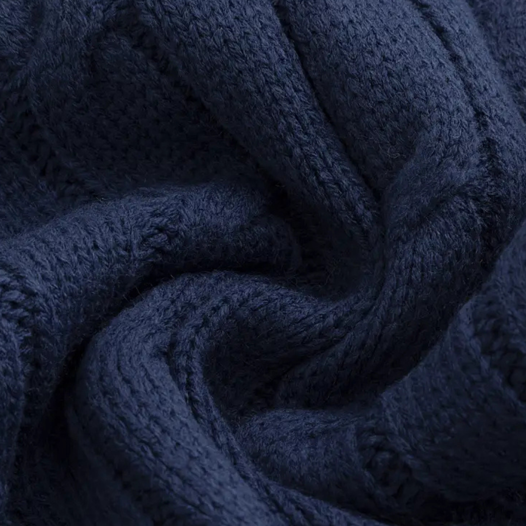 BerlinGlamour | Herenvest met sjaalkraag en kabelpatroon 3