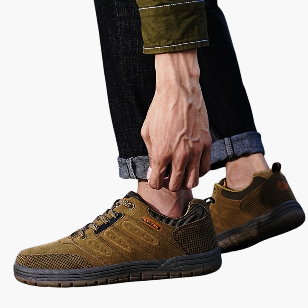 BerlinGlamour | Herenwandelschoenen met vetersluiting en geribbelde buitenzool 5