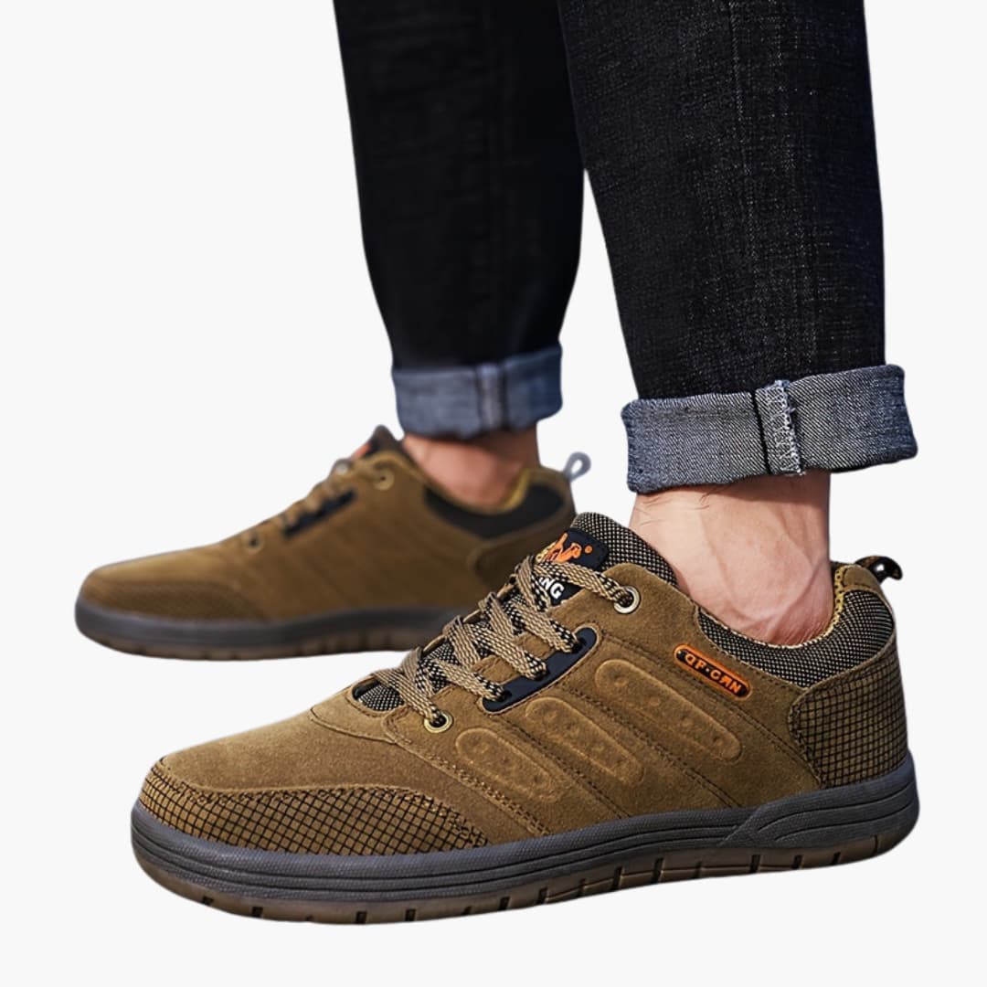 BerlinGlamour | Herenwandelschoenen met vetersluiting en geribbelde buitenzool 6