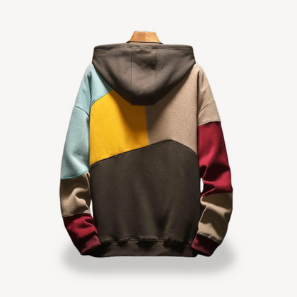 BerlinGlamour | Hoodie met colorblock design 2