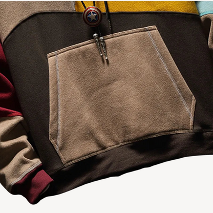 BerlinGlamour | Hoodie met colorblock design 5