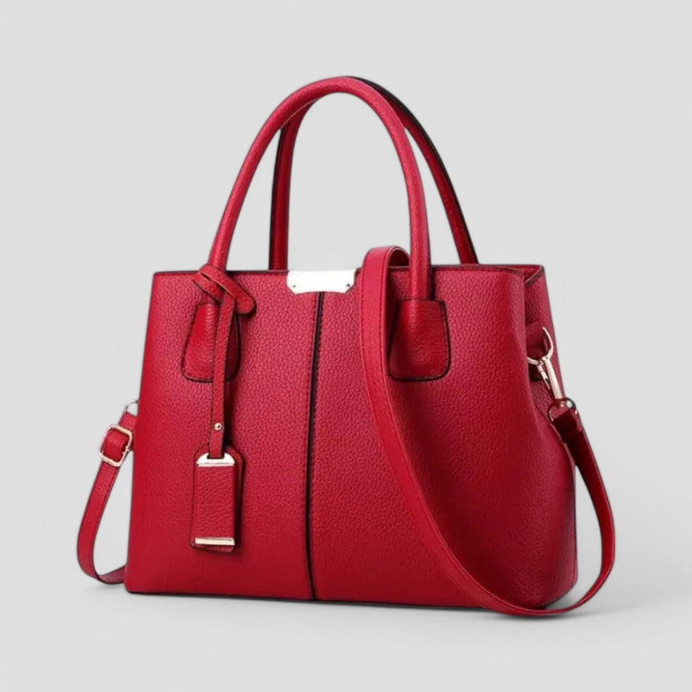 BerlinGlamour | Ingetogen luxe leren handtas voor dames in designerstijl 0
