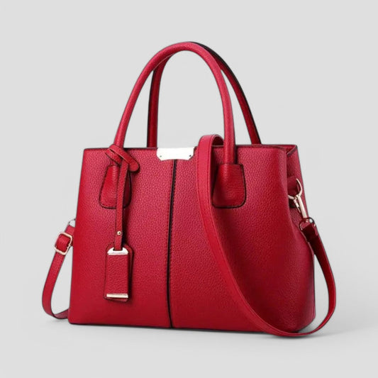 BerlinGlamour | Ingetogen luxe leren handtas voor dames in designerstijl 0