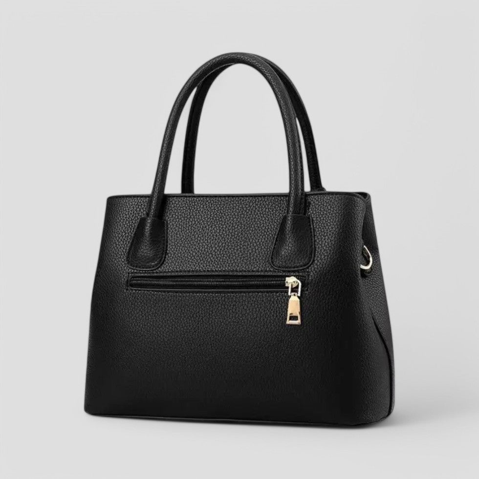 BerlinGlamour | Ingetogen luxe leren handtas voor dames in designerstijl 4