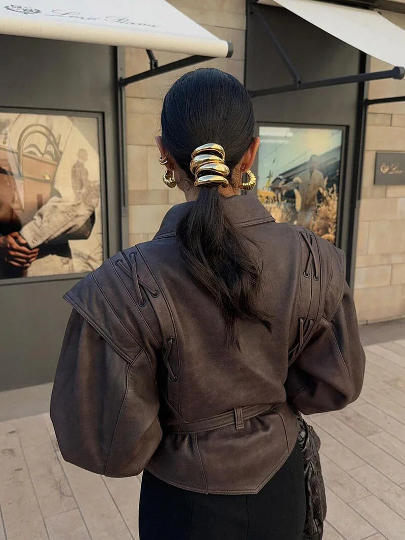 BerlinGlamour | Jasje met knoopjes en veters voor dames 5