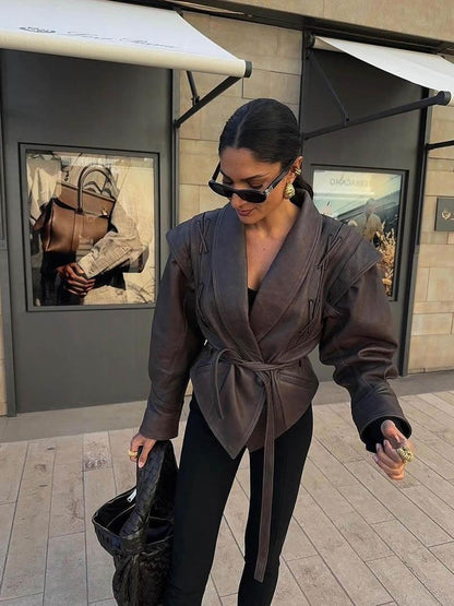 BerlinGlamour | Jasje met knoopjes en veters voor dames 7