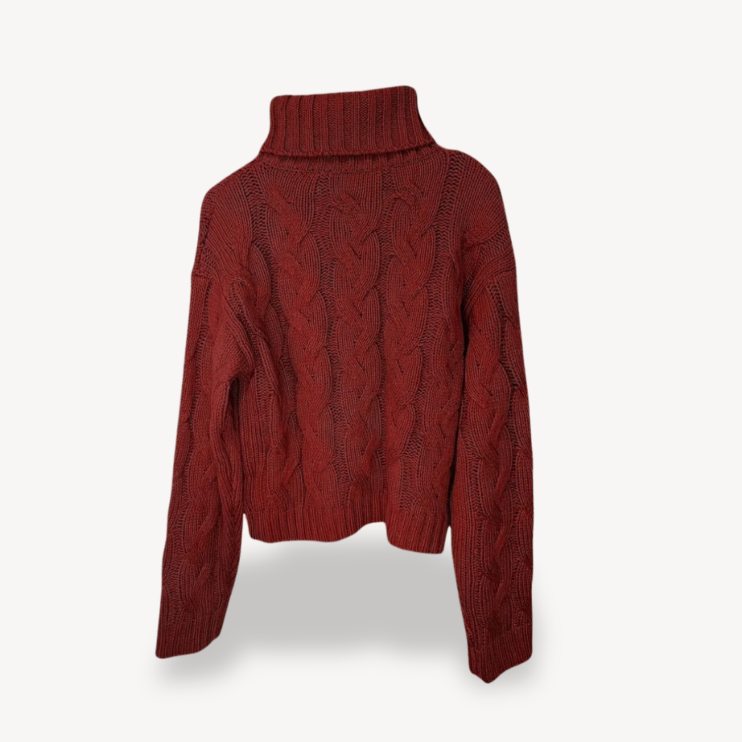 BerlinGlamour | Kabelgebreide coltrui 0