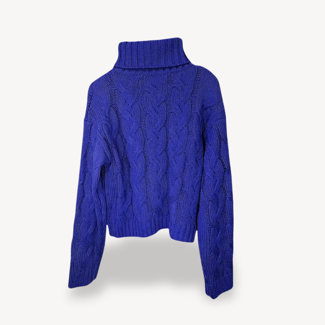 BerlinGlamour | Kabelgebreide coltrui 4