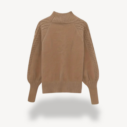 BerlinGlamour | Kabelgebreide coltrui voor dames 5