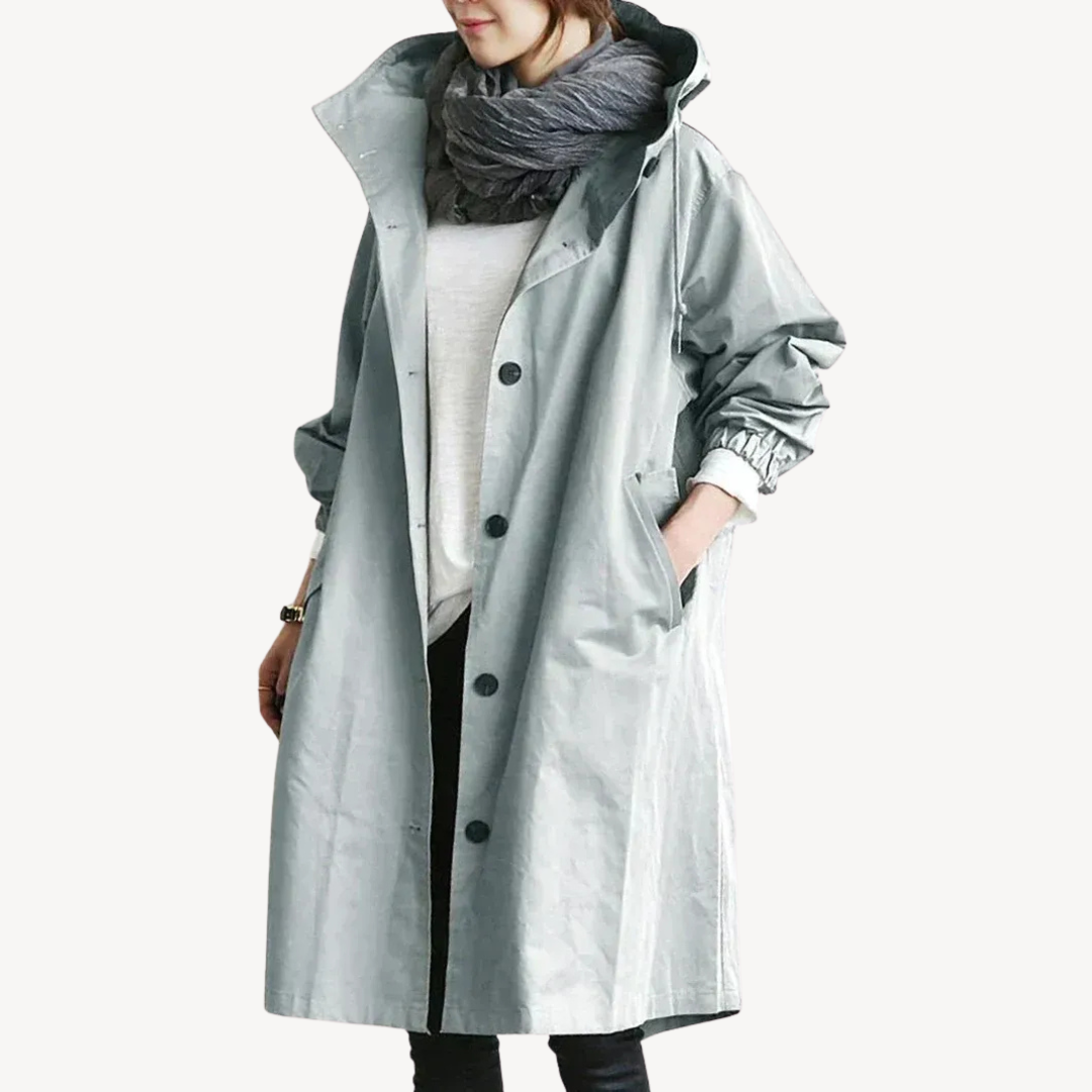 BerlinGlamour | Katoenen trenchcoat voor dames 0
