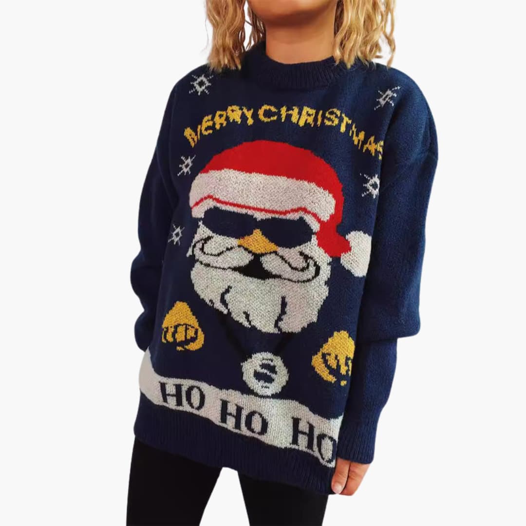 BerlinGlamour | Kersttrui voor dames met feestelijk motief 0