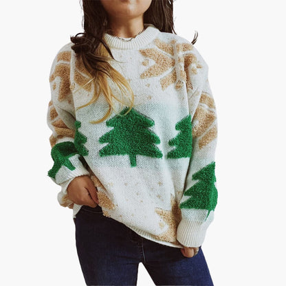 BerlinGlamour | Kersttrui voor dames met feestelijk motief 1