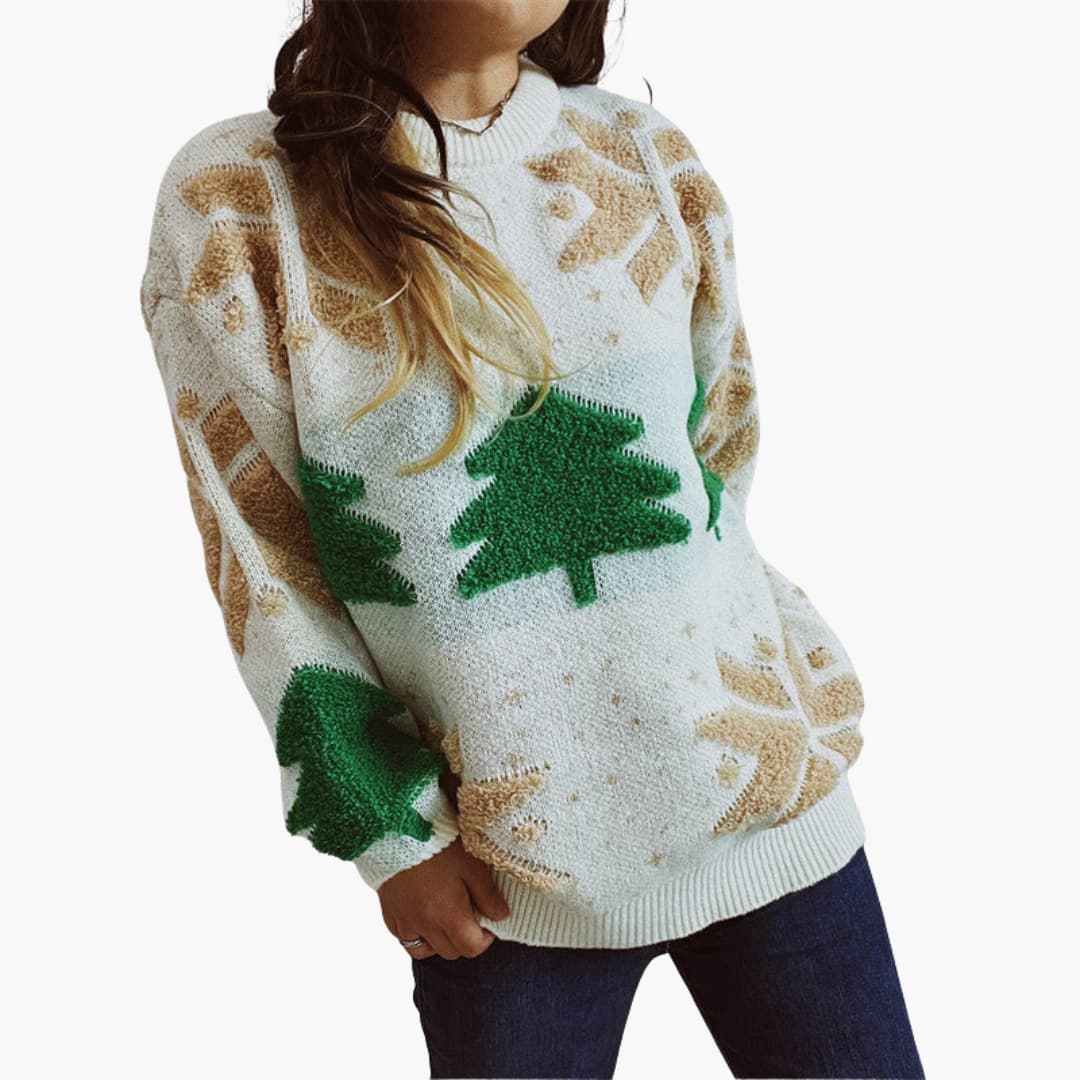 BerlinGlamour | Kersttrui voor dames met feestelijk motief 2