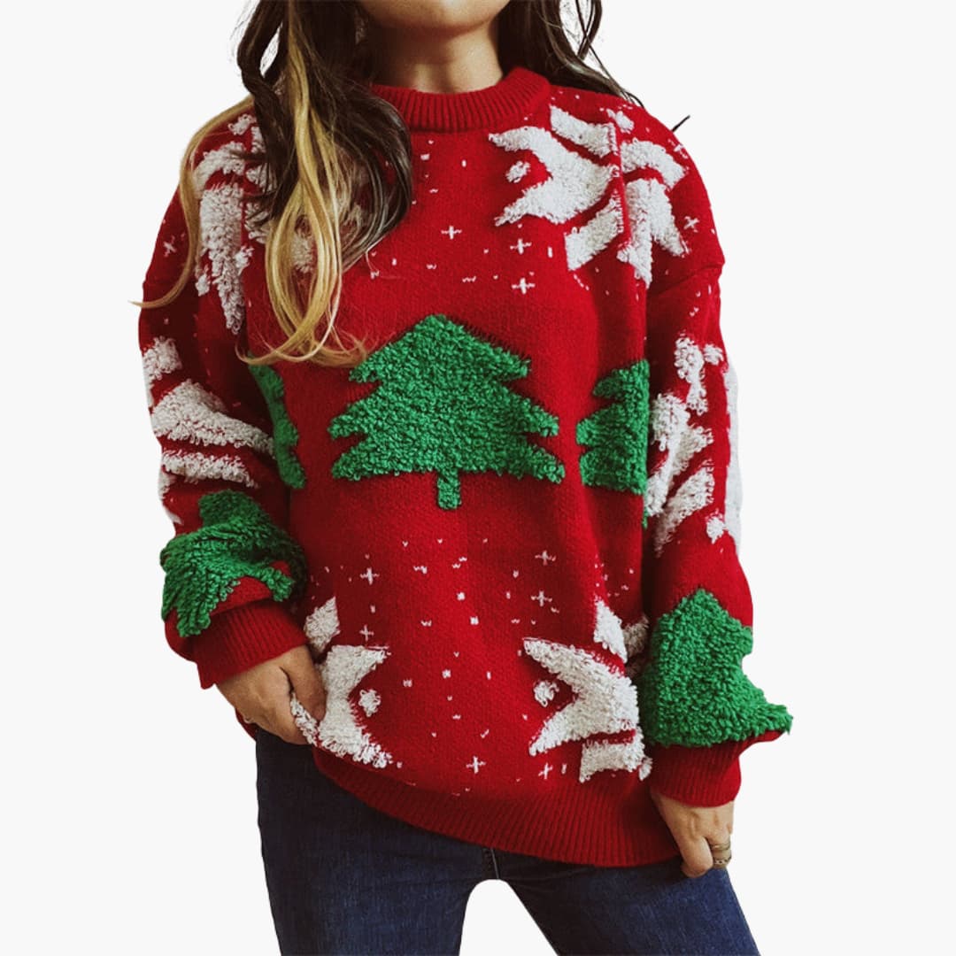 BerlinGlamour | Kersttrui voor dames met feestelijk motief 4