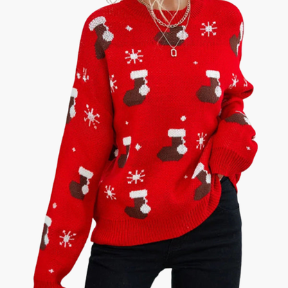 BerlinGlamour | Kersttrui voor dames met feestelijk motief 5