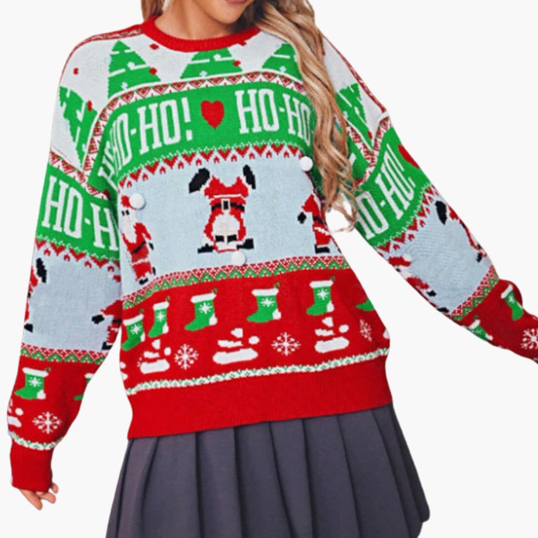 BerlinGlamour | Kersttruien voor dames met feestelijke designs 0