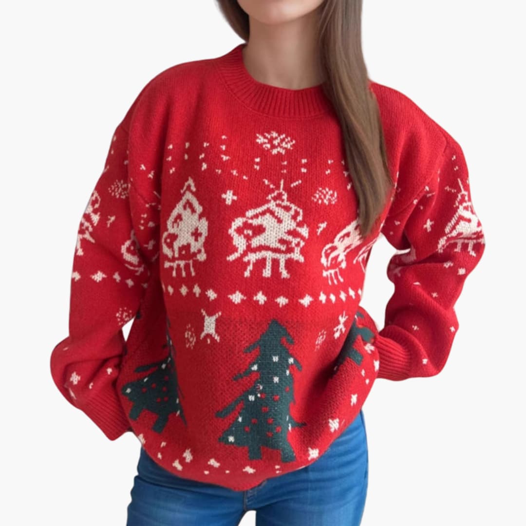 BerlinGlamour | Kersttruien voor dames met feestelijke motieven 3