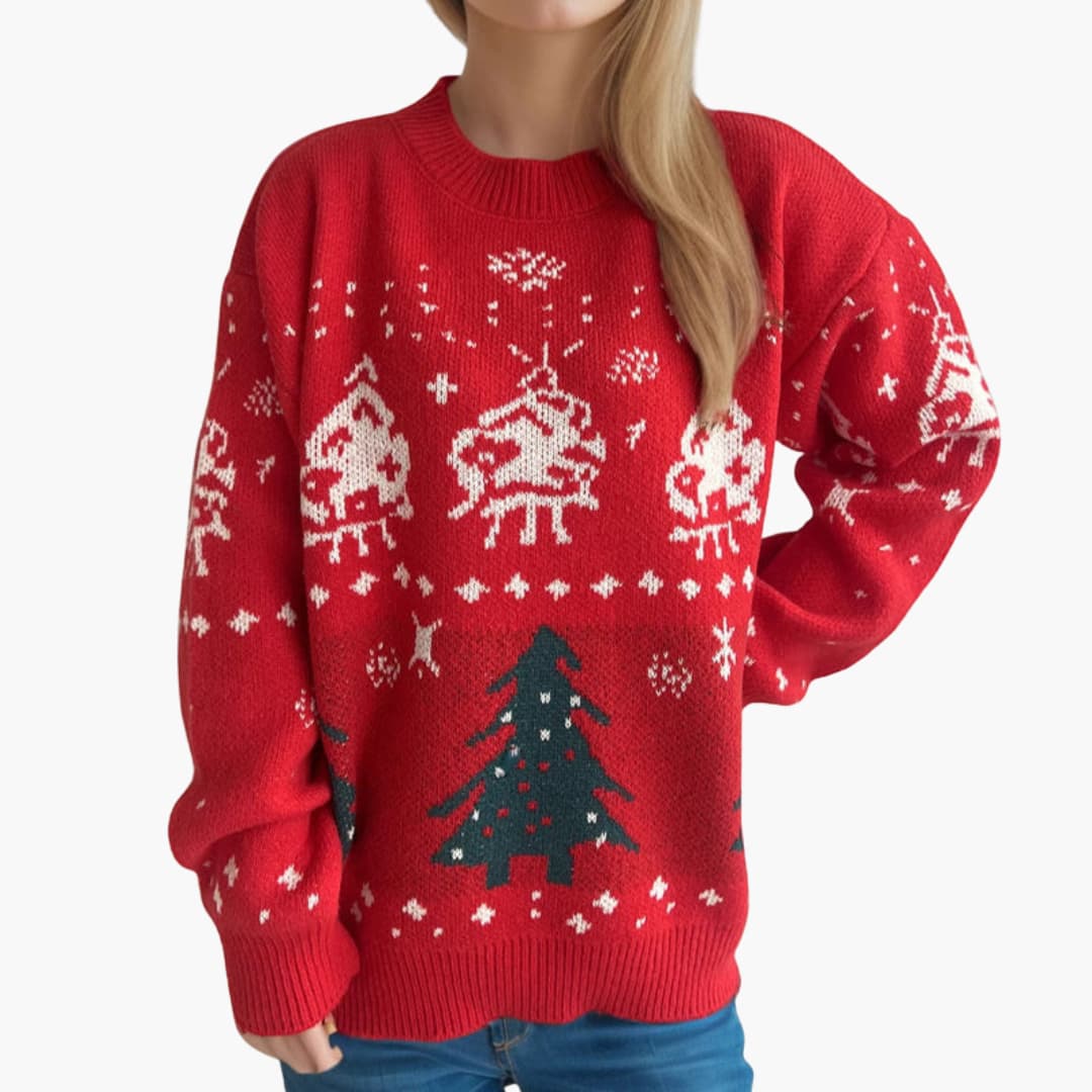 BerlinGlamour | Kersttruien voor dames met feestelijke motieven 4