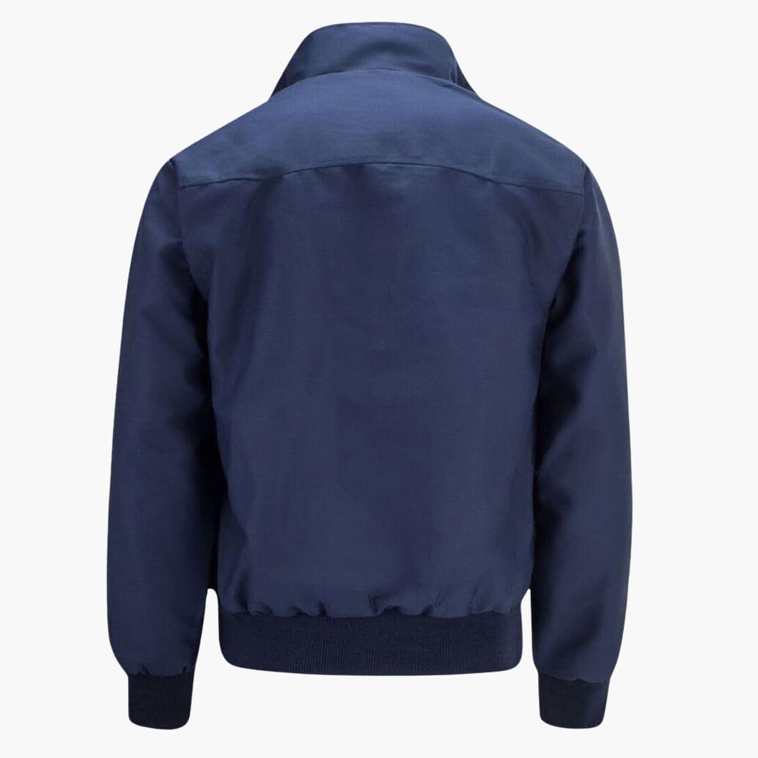 BerlinGlamour | Klassieke heren winterjas met geribbelde zoom en kraag 3