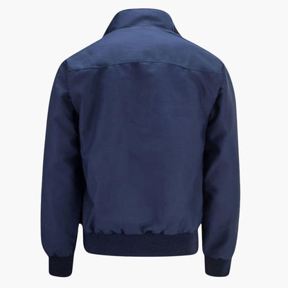 BerlinGlamour | Klassieke heren winterjas met geribbelde zoom en kraag 3