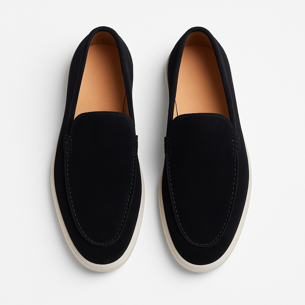 BerlinGlamour | Klassieke suède loafers met kenmerkende look 3