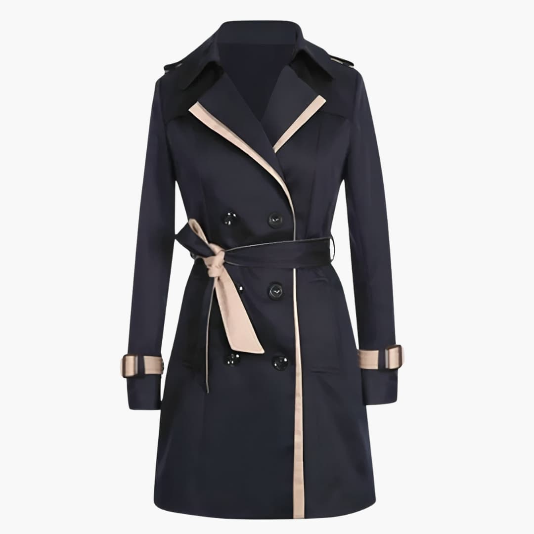 BerlinGlamour | Klassieke trenchcoat met riem voor dames 0