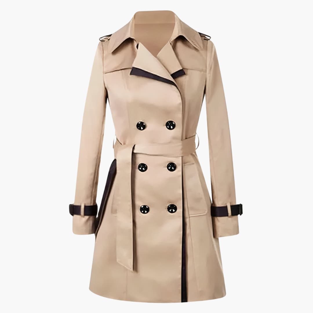 BerlinGlamour | Klassieke trenchcoat met riem voor dames 3