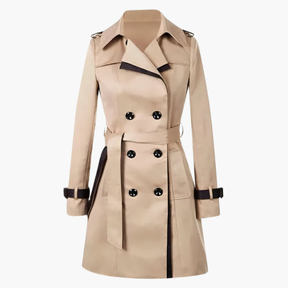 BerlinGlamour | Klassieke trenchcoat met riem voor dames 3