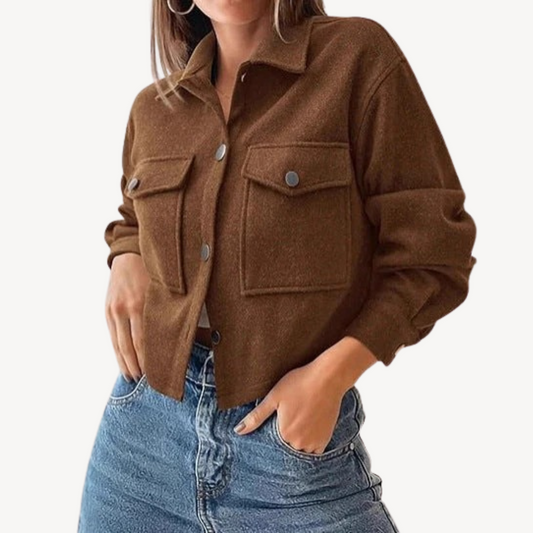 BerlinGlamour | Kort jasje met knoopjes voor dames 0