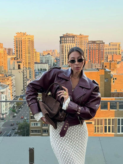 BerlinGlamour | Kort jasje met lange mouwen voor dames 3