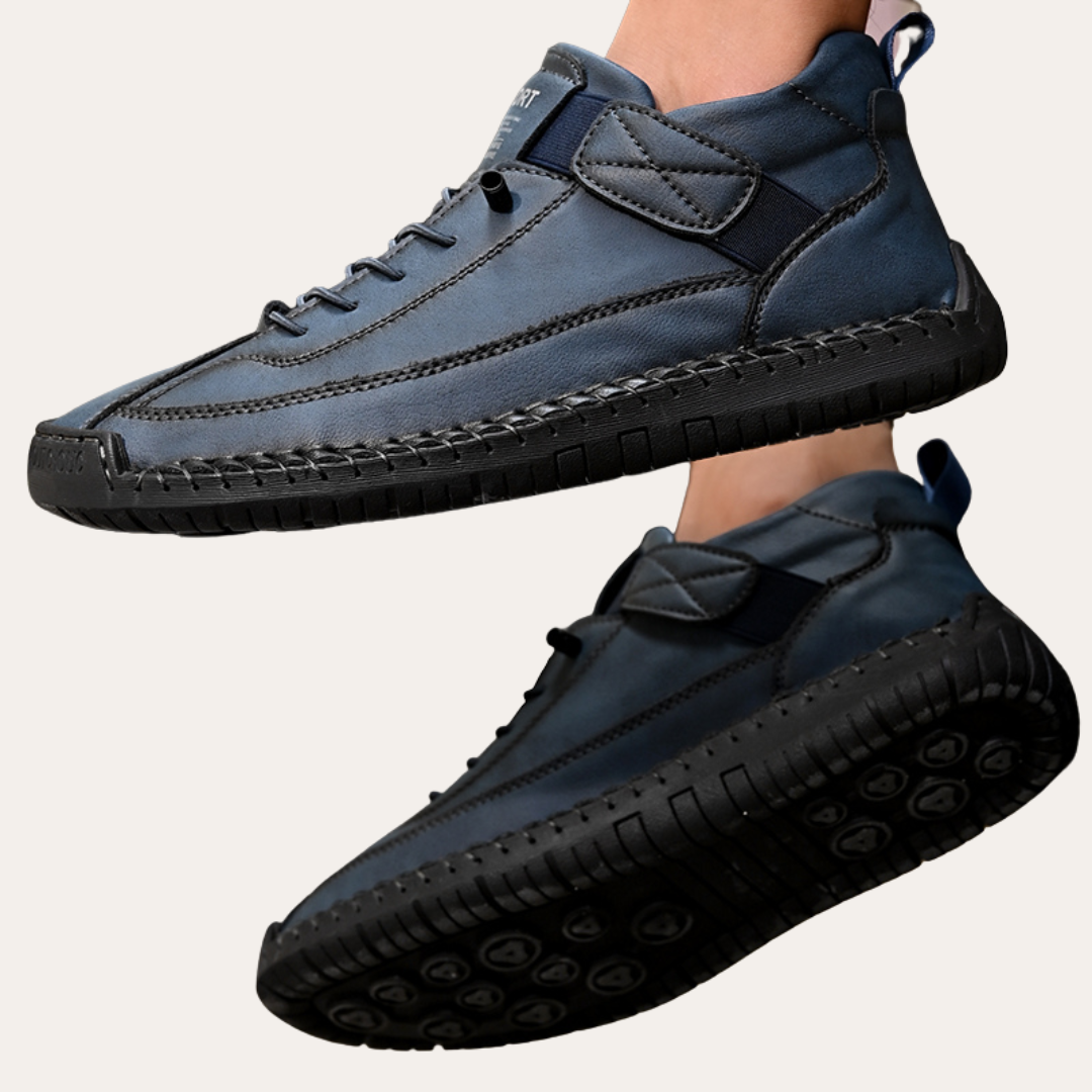 BerlinGlamour | Leren casual schoenen voor heren – slipvast en comfortabel 1