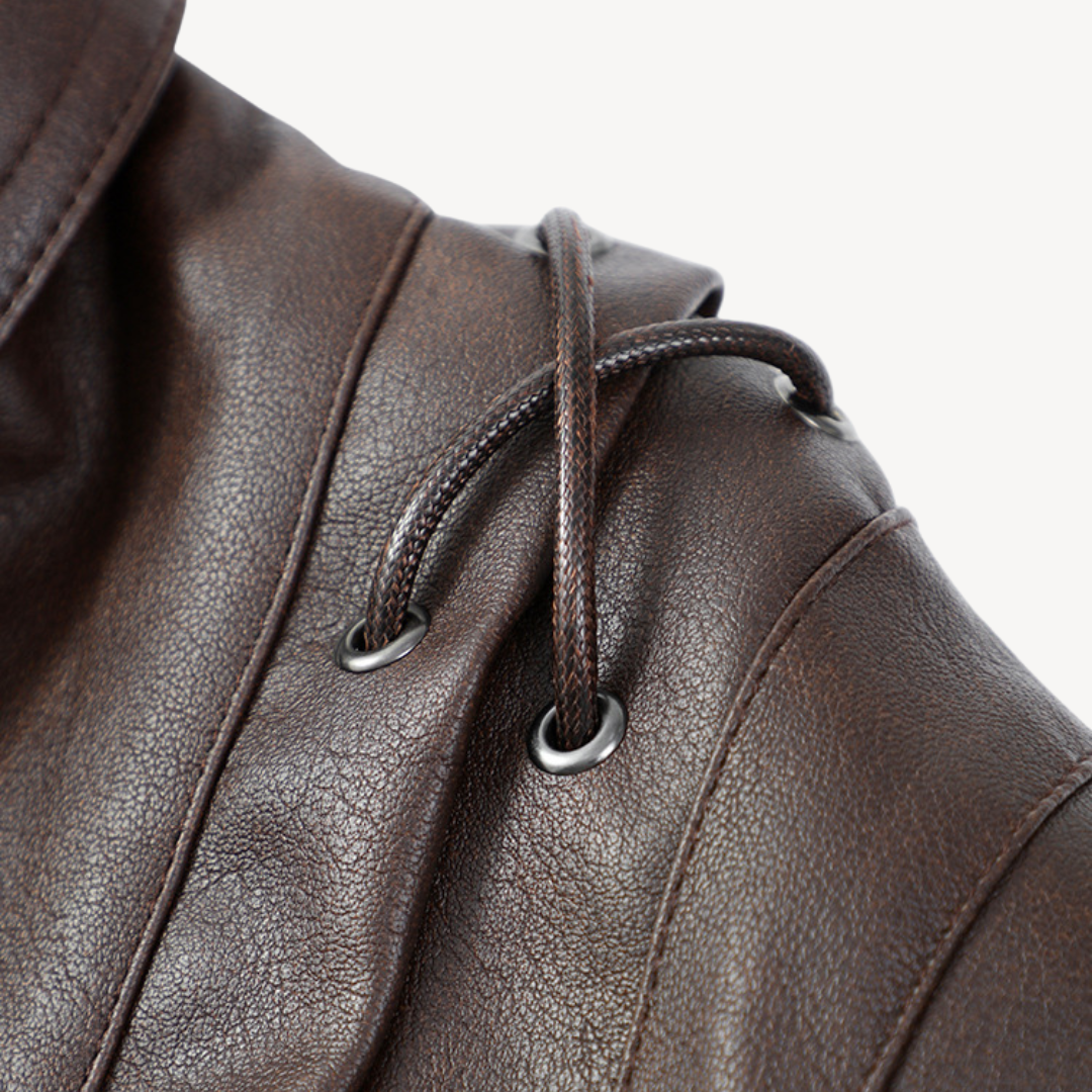 BerlinGlamour | Leren pufferblazer voor dames 7