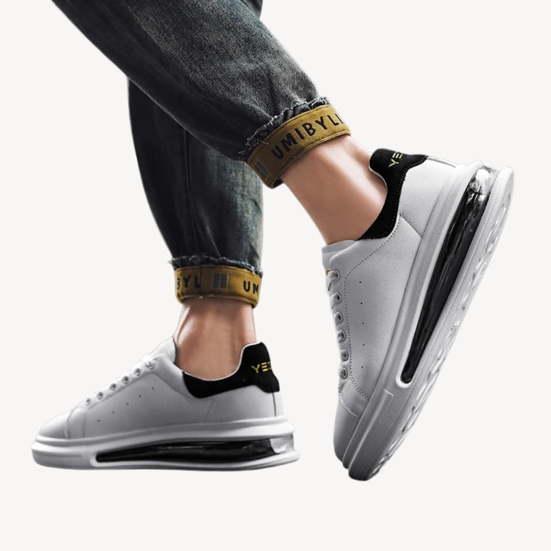 BerlinGlamour | Leren sneakers met luchtkussen voor heren 3