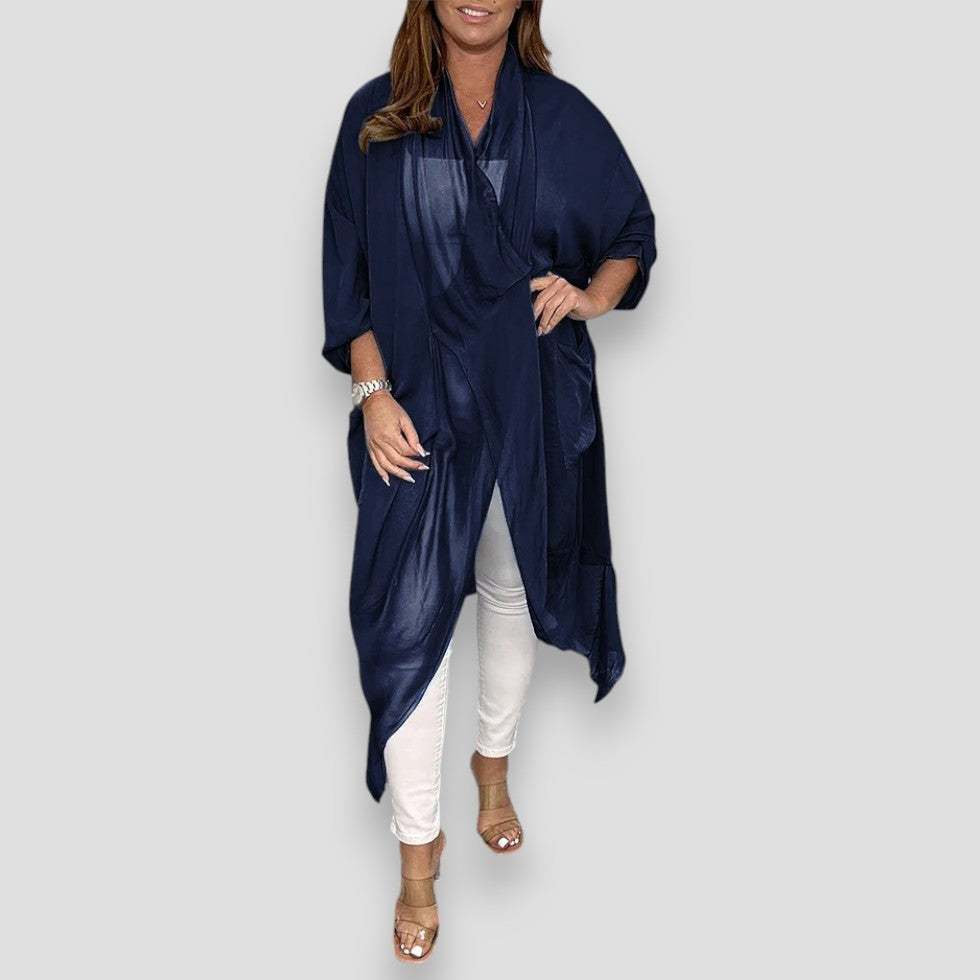 BerlinGlamour | Luchtige asymmetrische blouse voor dames 1