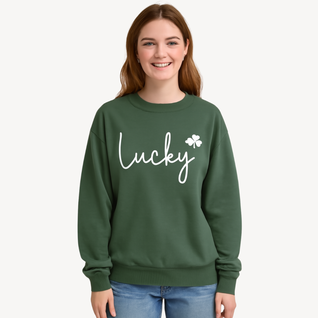 BerlinGlamour | Lucky Graphic Sweatshirt voor dames 1