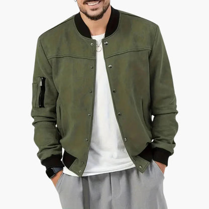 BerlinGlamour | Modern Fit Bomberjack voor Heren 0