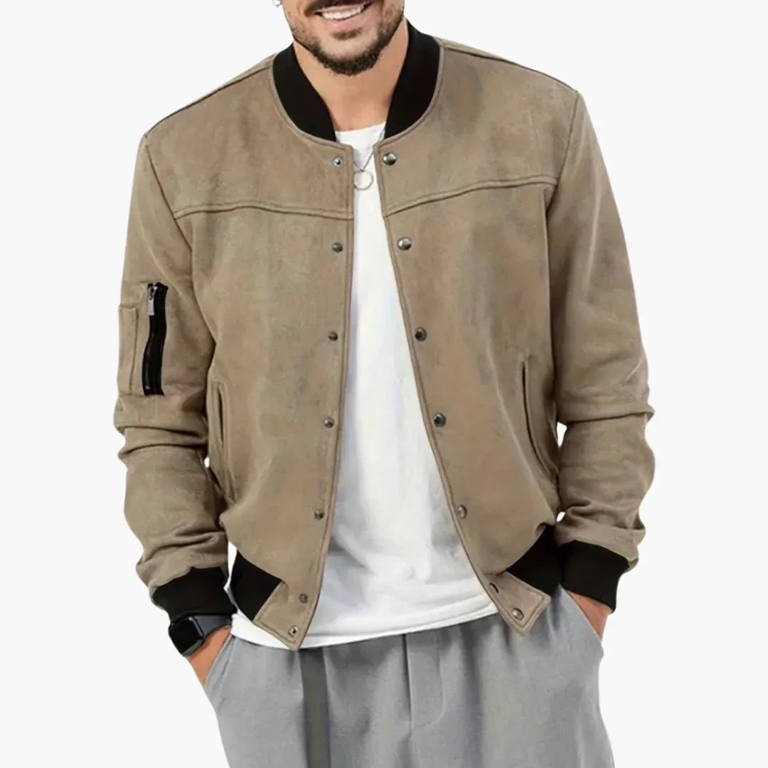 BerlinGlamour | Modern Fit Bomberjack voor Heren 2