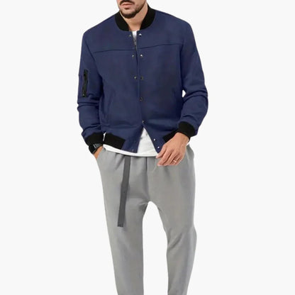 BerlinGlamour | Modern Fit Bomberjack voor Heren 4