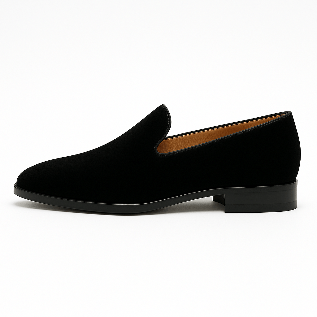 BerlinGlamour | Moderne klassieke suède loafers 1