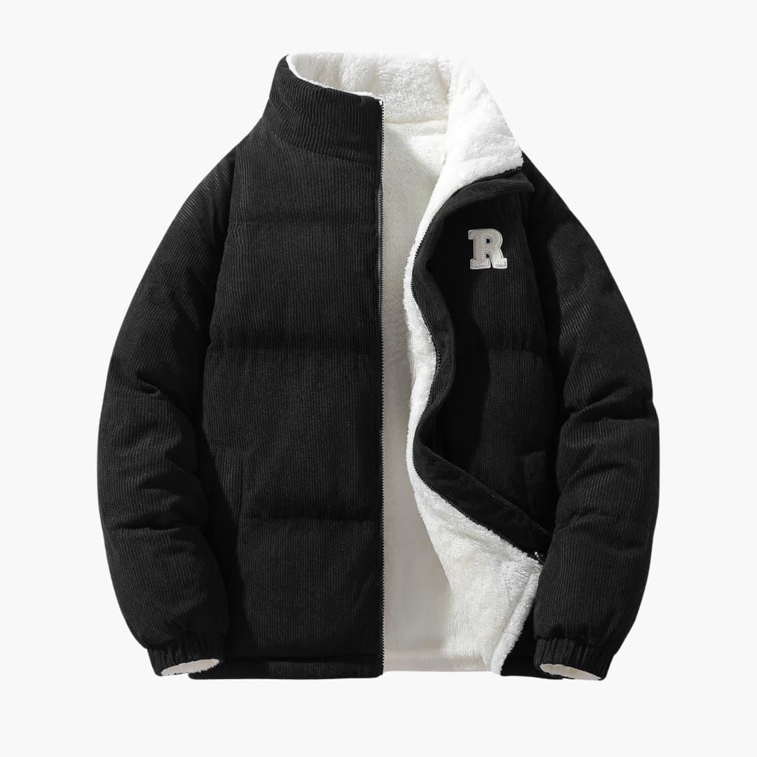 BerlinGlamour | Omkeerbare gewatteerde jas voor heren 0