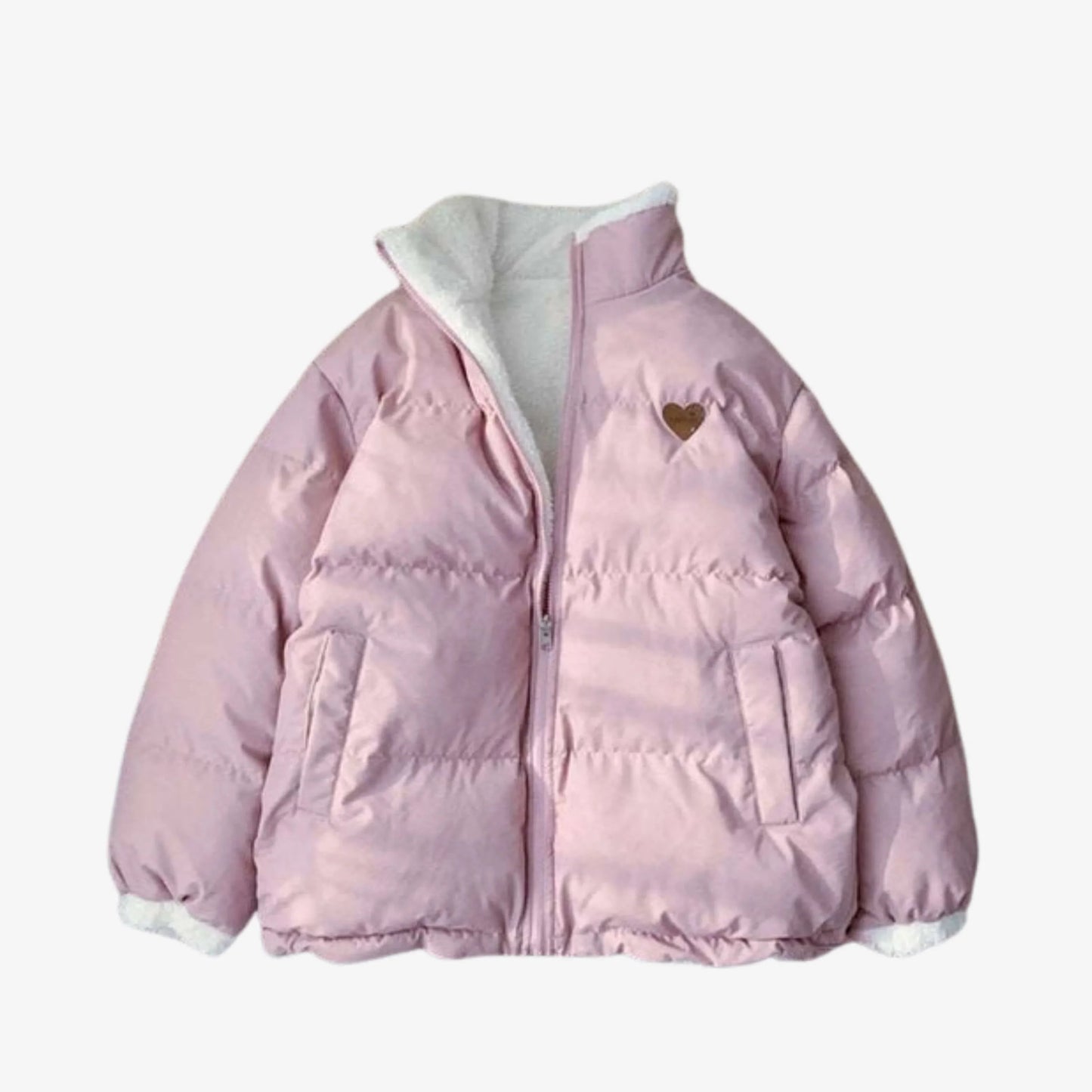 BerlinGlamour | Omkeerbare warme jas voor dames 0