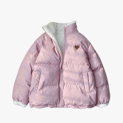 BerlinGlamour | Omkeerbare warme jas voor dames 0