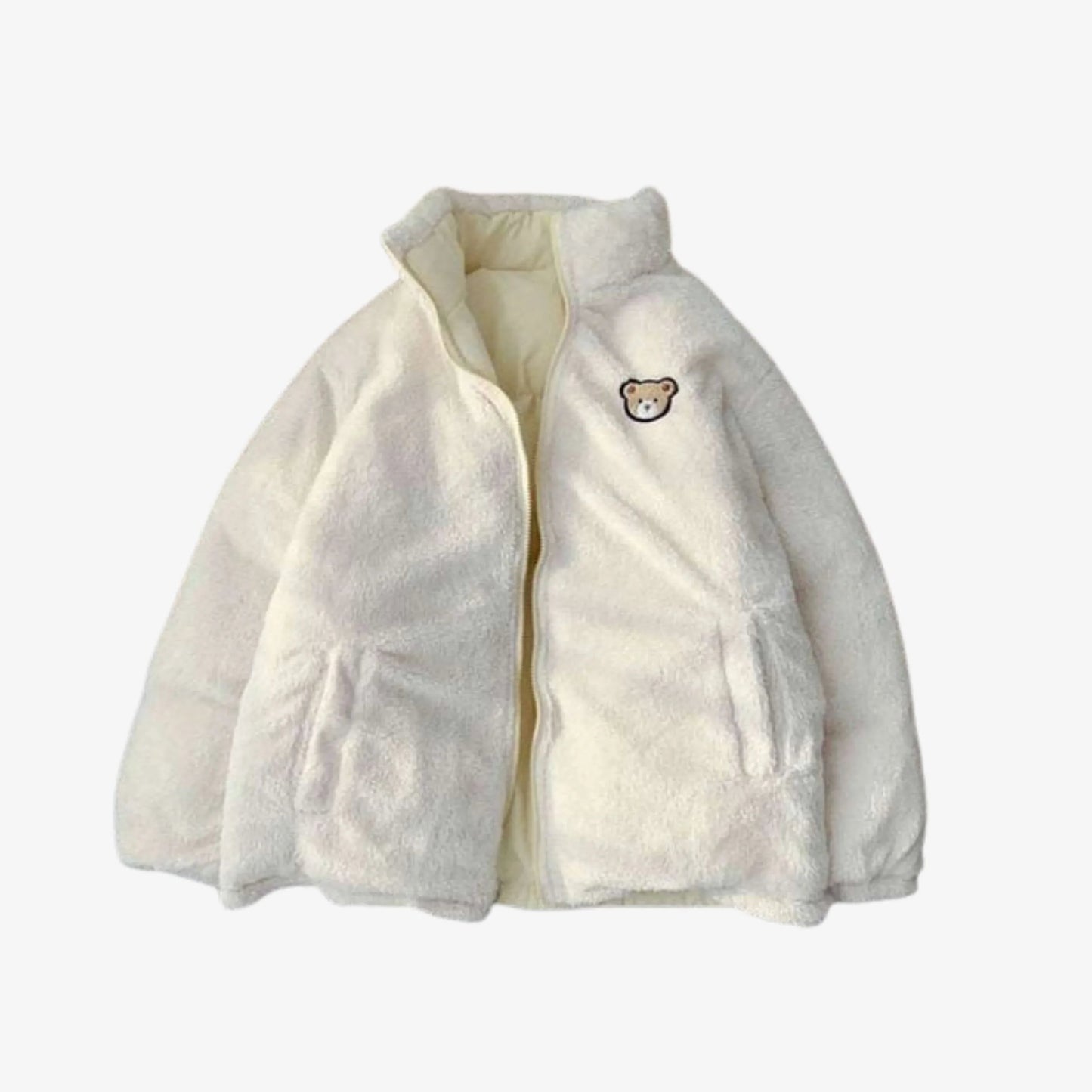 BerlinGlamour | Omkeerbare warme jas voor dames 3