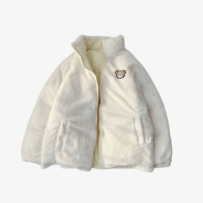 BerlinGlamour | Omkeerbare warme jas voor dames 3