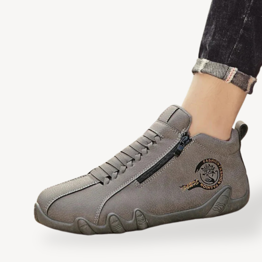 BerlinGlamour | Orthopedische casual winterschoenen voor heren in leer 1